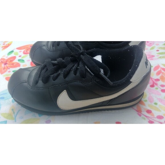 Nike Cortez Basic Black/White - Picture 4 of 6